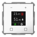 MDT SCN-RTN63S.01 KNX-Raumtemperaturregler Smart 63 Nebenstelle | studioweiß glänzend