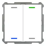 MDT BE-TAL6302.01 KNX-Tastsensor Light 63 2-fach, neutral