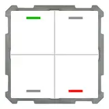 MDT BE-TAL6304.01 KNX-Tastsensor Light 63 4-fach, neutral