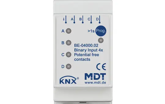 MDT BE-04000.02 KNX Binäreingang potentialfrei 4-fach