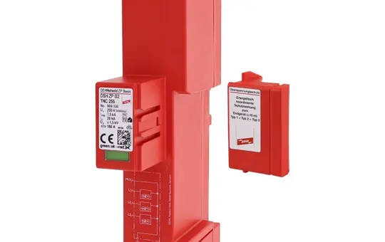 DEHN 909330 Kombi-Ableiter Typ 1+2+3 Sammelschiene 4-polig, TN-C o. äußerem BS