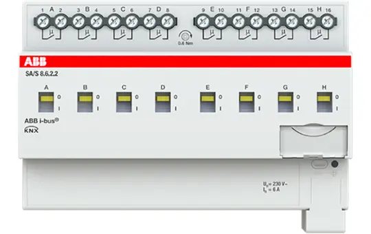 ABB SA/S8.6.2.2 KNX-Schaltaktor 6 A 8-fach