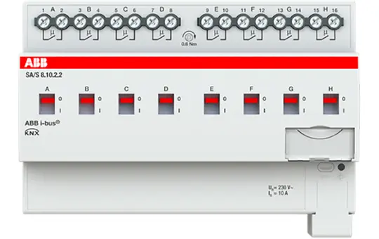 ABB SA/S8.10.2.2 KNX-Schaltaktor 10 A 8-fach