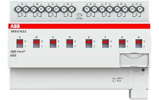 ABB SA/S8.16.2.2 KNX-Schaltaktor 16 A 8-fach