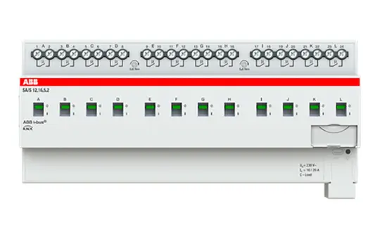 ABB SA/S12.16.5.2 KNX-Schaltaktor 16 A C-Last 12-fach