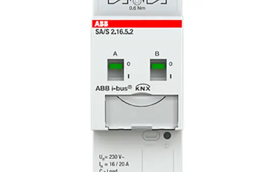 ABB SA/S2.16.5.2 KNX-Schaltaktor 16 A C-Last 2-fach