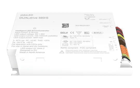 ELDOLED DL0560S4 LED-CC-Dimmer DUALdrive AC Typ S 50 W, DALI