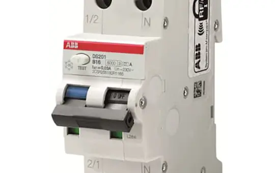ABB DS201 B13 A30 FI/LS-Schalter Typ A B-Char. 30 mA 1+N 13 A