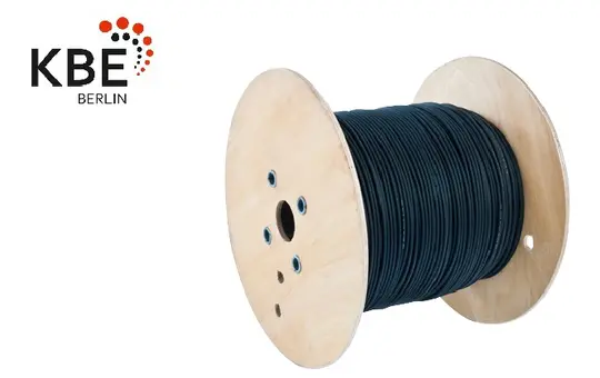 KBE 730400015060QUSWTr.500m Solarkabel Trommel 500 m | schwarz | 4 mm²