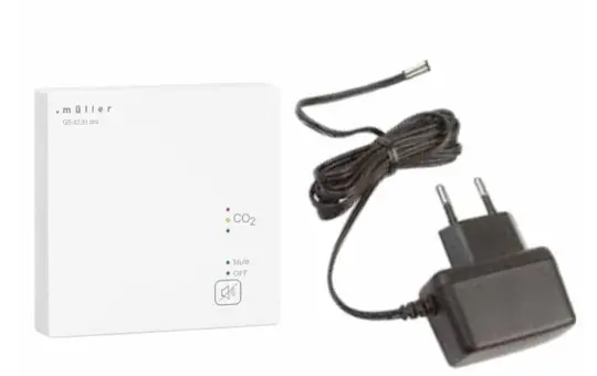 MÜLLER GS42.01pro CO2-Sensor Aufputz, Steckernetzteil