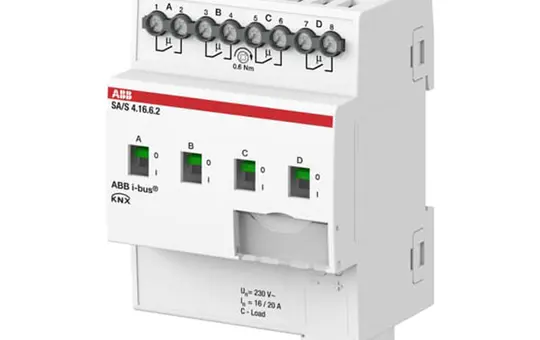 ABB SA/S4.16.6.2 KNX-Schaltaktor mit Stromerkennung 16 A 4-fach