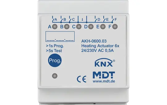MDT AKH-0600.03 KNX-Heizungsaktor 6-fach