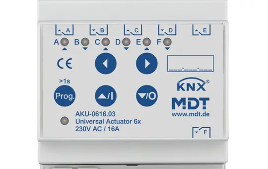 MDT AKU-0616.03 KNX-Universalaktor 6-fach