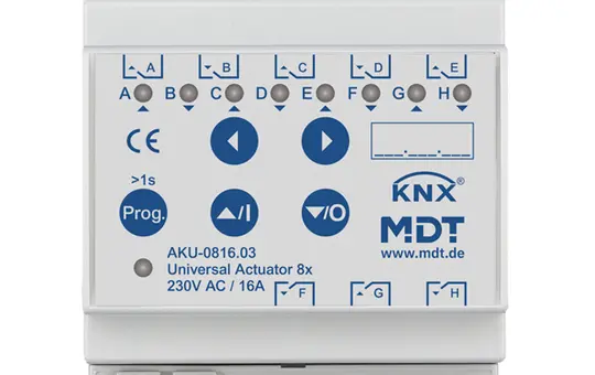 MDT AKU-0816.03 KNX-Universalaktor 8-fach