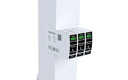 CITEL 64004 Kombi-Ableiter Typ 1+2+3 Sammelschiene 4-polig, TT TN-S, Iimp=12,5 kA