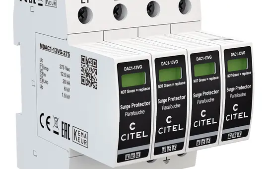 CITEL 821730224 Kombi-Ableiter Typ 1+2+3 4-polig, TN-S, Imax= 50 kA