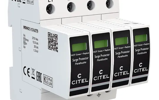 CITEL 821710224 Kombi-Ableiter Typ 1+2 4-polig, TN-S, Imax= 50 kA