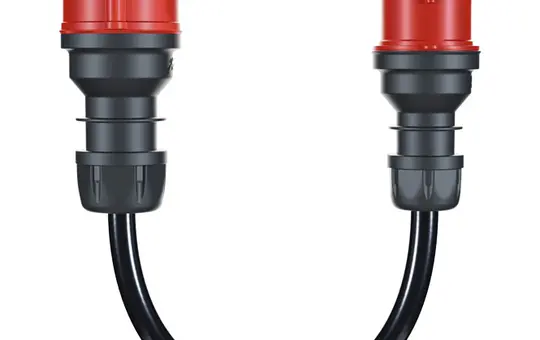 GO-E CH-04-03 Adapter Gemini flex 22 kW Adapter auf CEE rot 32 A