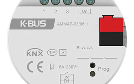 GVS AMMAF-03/06.1 KNX-Universalaktor UP 3-fach