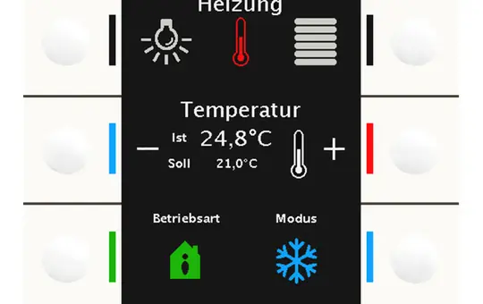 MDT BE-TAS86T.02 KNX-Tastsensor Smart 86 Temperatursensor | reinweiß glänzend