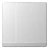 GVS CHPB-04/02.1.22 KNX-Tastsensor WALTZ 2-fach, Aluminium | silber