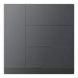GVS CHPB-08/02.1.23 KNX-Tastsensor WALTZ 4-fach, Aluminium | anthrazit