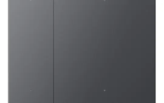 GVS CHPB-04/02.1.23 KNX-Tastsensor WALTZ 2-fach, Aluminium | anthrazit