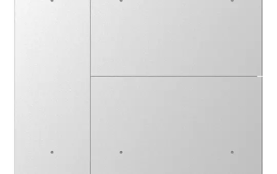 GVS CHPB-06/02.1.22 KNX-Tastsensor WALTZ 3-fach, Aluminium | silber