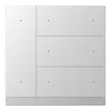 GVS CHPB-08/02.1.22 KNX-Tastsensor WALTZ 4-fach, Aluminium | silber