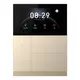 GVS CHTFB-3.0/6.1.24 KNX-Raumcontroller WALTZ TOUCH+ PAD, 3-fach, Aluminium | champagner