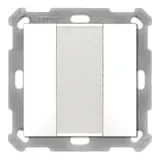 MDT BE-TA5502.G2 KNX-Tastsensor 55 v2 2-fach | reinweiß glänzend