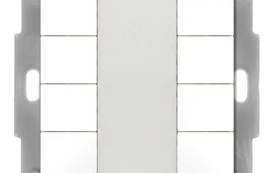 MDT BE-TA5508.G2 KNX-Tastsensor 55 v2 8-fach | reinweiß glänzend