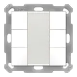 MDT BE-TA5506.02 KNX-Tastsensor 55 v2 6-fach | reinweiß matt