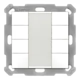 MDT BE-TA5508.02 KNX-Tastsensor 55 v2 8-fach | reinweiß matt