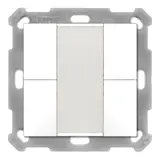 MDT BE-TA5504.02 KNX-Tastsensor 55 v2 4-fach | reinweiß matt