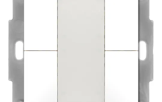 MDT BE-TA5504.02 KNX-Tastsensor 55 v2 4-fach | reinweiß matt