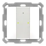 MDT BE-TA55P2.G2 KNX-Tastsensor Plus UP v2 2-fach | reinweiß glänzend