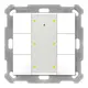 MDT BE-TA55P6.G2 KNX-Tastsensor Plus UP v2, 6-fach | reinweiß glänzend