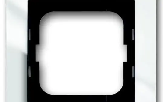 BUSCH-JAEGER 1721-284/11 Abdeckrahmen Axcent flat 1-fach | studioweiß