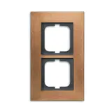 BUSCH-JAEGER 1722-821 Abdeckrahmen Carat 2-fach | bronze