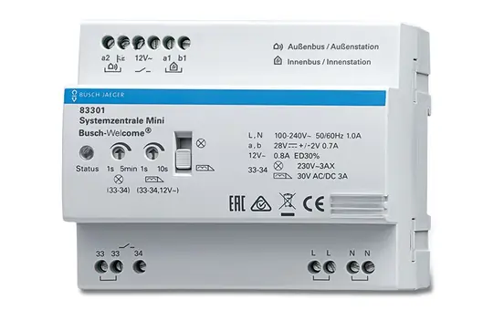 BUSCH-JAEGER 83301 Systemzentrale Welcome Mini