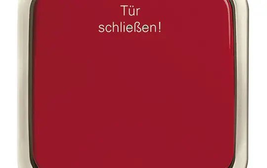 BUSCH-JAEGER 2621AP-107-101 Wipptaster Duro 2000 AP Öffner, rote Wippe | weiß