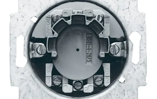 BUSCH-JAEGER 2722USL-101 Jalousie-Drehtaster 2-polig, Schließzylinder