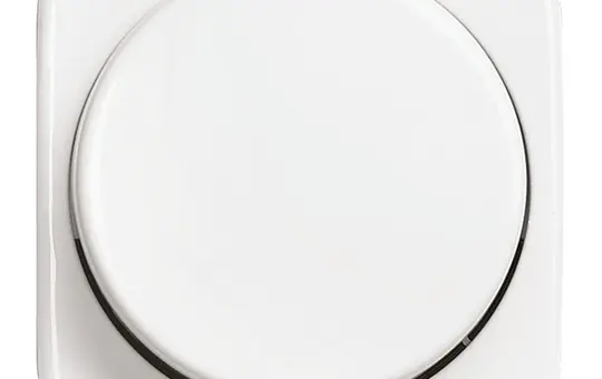 BUSCH-JAEGER 2115-214 Drehdimmerabdeckung Reflex SI Standard | alpinweiß