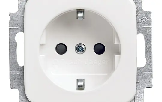 BUSCH-JAEGER 20EUCBLI-214 SCHUKO-Steckdose Reflex SI Orientierungslicht | alpinweiß