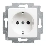 BUSCH-JAEGER 20EUCQ-214 SCHUKO-Steckdose Reflex SI 50x50 mm | alpinweiß