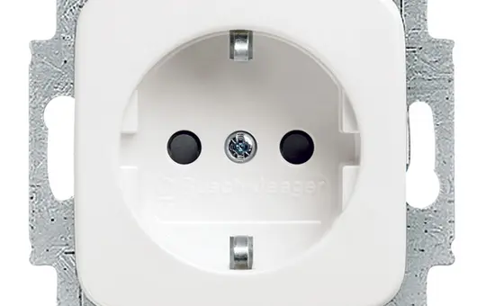 BUSCH-JAEGER 20EUC-214 SCHUKO-Steckdose Reflex SI Standard | alpinweiß