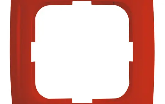 BUSCH-JAEGER 2511-217-101 Abdeckrahmen Reflex SI 1-fach | rot