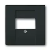 BUSCH-JAEGER 1766-81 Telefonabdeckung Future Standard | anthrazit