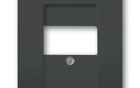 BUSCH-JAEGER 1766-885 Telefonabdeckung Future Standard | schwarz matt